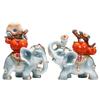 Wishful Elephant Ornaments: Bring Wealth & Fortune To Your Home Décor, Perfect for Entrance, TV Cabinet, Living Room, or Housewarming Gift