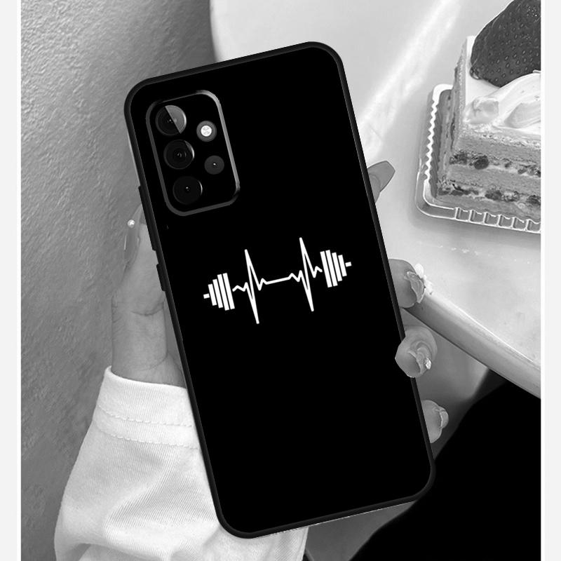 Bodybuilding Gym Fitness Case For Samsung Galaxy A15 A25 A35 A55 A51 A71 A12 A32 A52 A13 A33 A53 A14 A34 A54 Cover