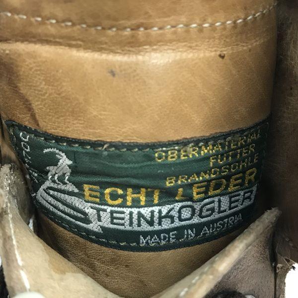 STEINKOGLER Australia vintage leather trekking mountain boots 23-23.5 brown(USED)
