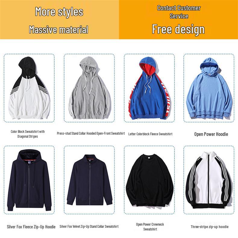 Loose Oversized Drop Shoulder Hooded Pullover Sweatshirt with Pocket - Solid Color, European Size, Customizable Design