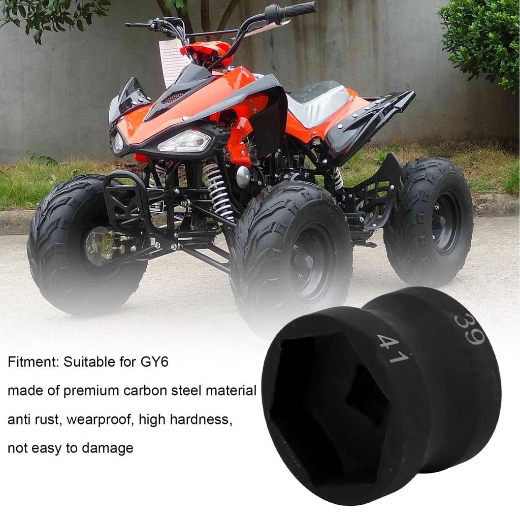 Riemenscheiben-Kupplungs-Ausbauwerkzeug Kohlenstoffstahl 39-41mm Motorrad Doppelkopfhebel für GY6 Hohe Steifigkeit