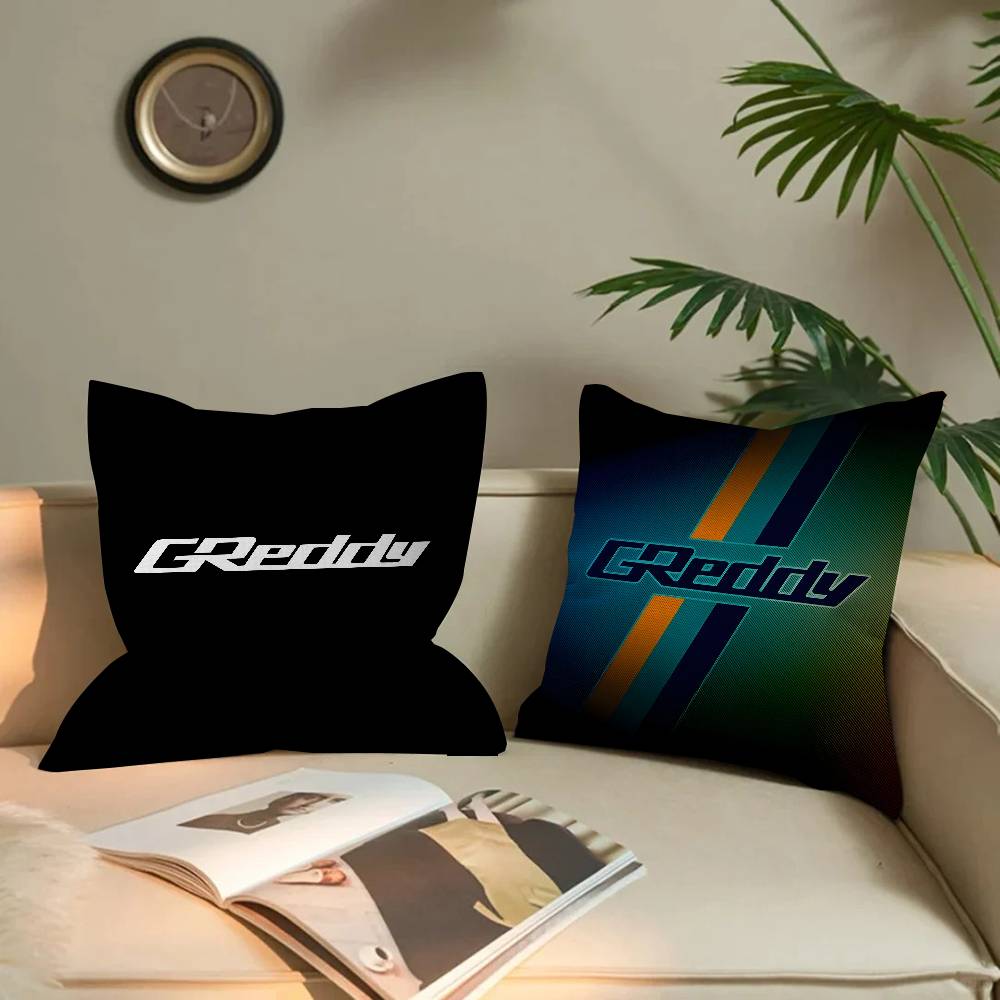 G-Greddy-Y Cushion Cover Polyester Sofa Cushions Decorative Throw Pillows Home Decoration Pillowcover