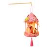 Traditional Palace Lantern Toy Chinese DIY Kit for Mid Autumn, Festival Handheld Glowing Autumn Decoration Paper Lamp with LED Light &