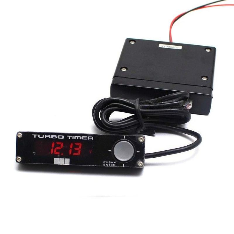 Universal Flameout Delay Device HKS Turbocharged Engine Protector Turbo Timer LED Display White/Red /Blue Display