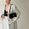 New Black Crossbody Bags for Women Simple PU Leather Shoulder Bags Casual White Flap Small Handbags Luxury Underarm Bags
