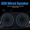 fosa Fosa dual speakers usb wired speaker Integrated Power Audio Heavy Bass Mini Wire Speaker