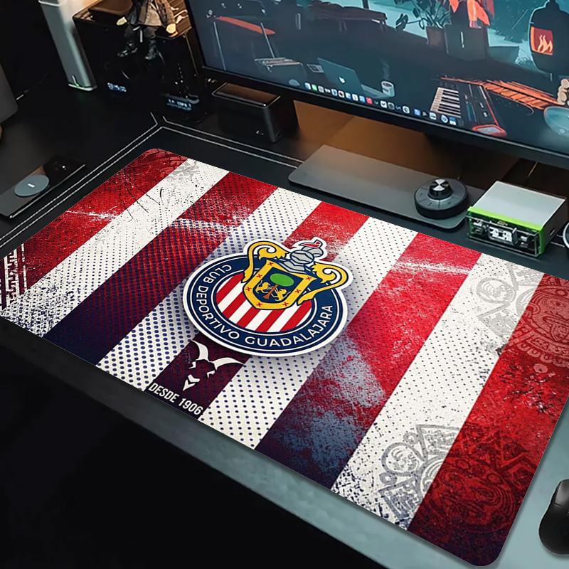 Chivas Guadalajara Color Mouse Pad Large Gaming Table Cushion Non-slip Laptop Tablet Big Mousepad XXL Mat Mini PC Playmat With Lock edge