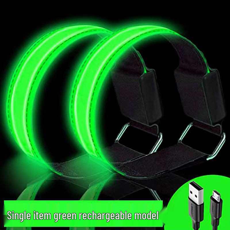 Rechargeable LED Reflective Armband for Night Cycling and Running