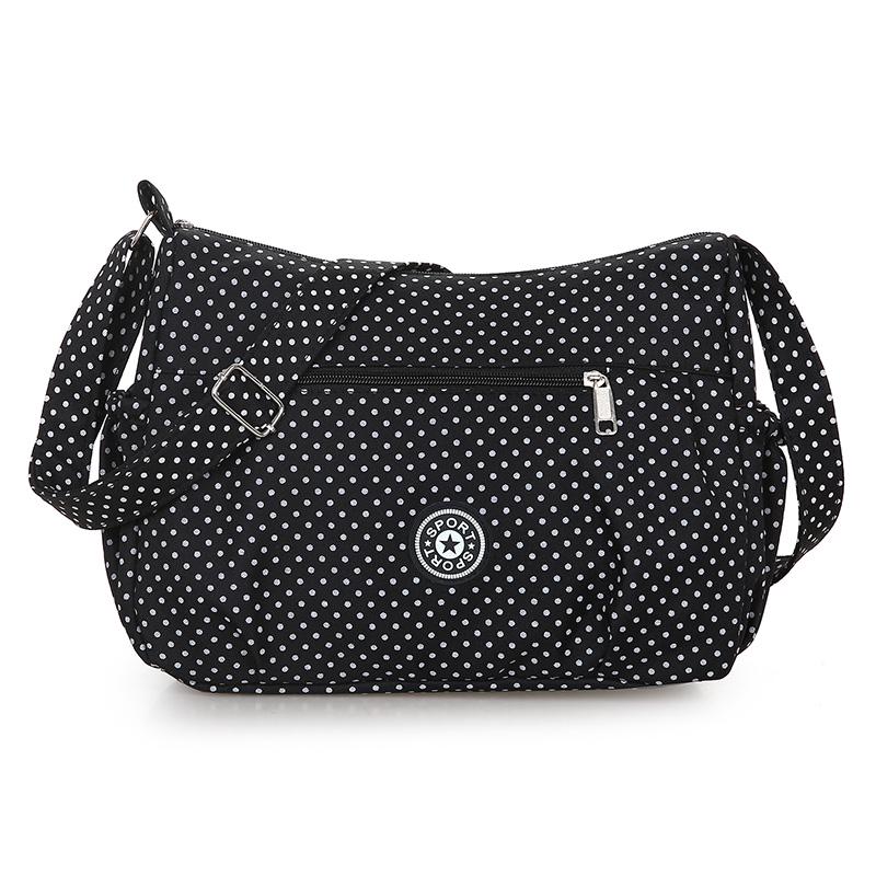 Large Capacity Canvas Shoulder and Crossbody Bag for Middle-Aged Women