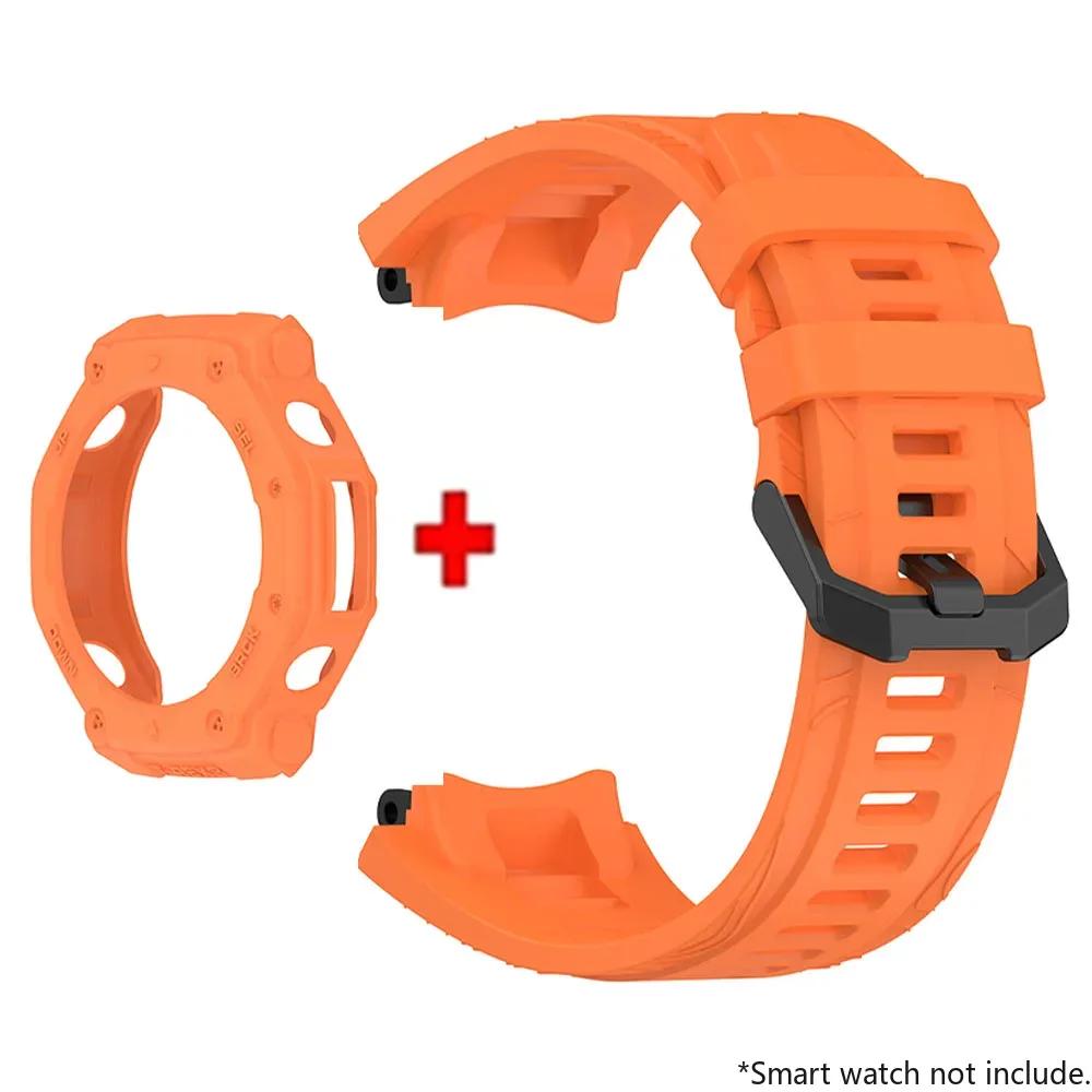 Silikonový řemínek a pouzdro pro chytré hodinky Huami Amazfit T-REX 3 Řemínek Náramek T-Rex3 Sportovní náramek Náramek na zápěstí S nástrojem