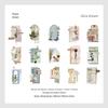 Retro Qin Yuan Plant Sticker Pack: 30 Sheets, 6 Designs for Journaling & Collage