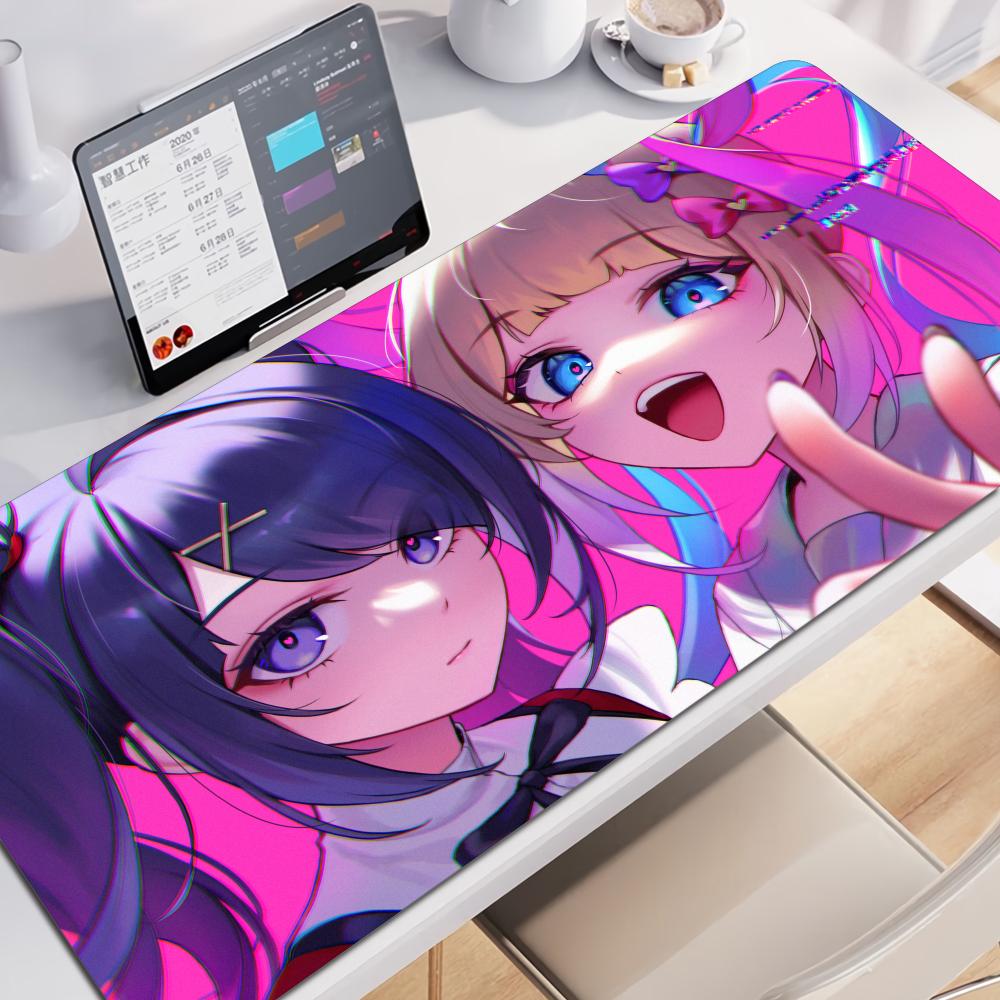 NEEDY GIRL OVERDOSE Anime Mouse Pad Mouse Pad Cute HD Desk Pad Extended Gaming Keyboard Mats Large XXL Gamer Mousepad