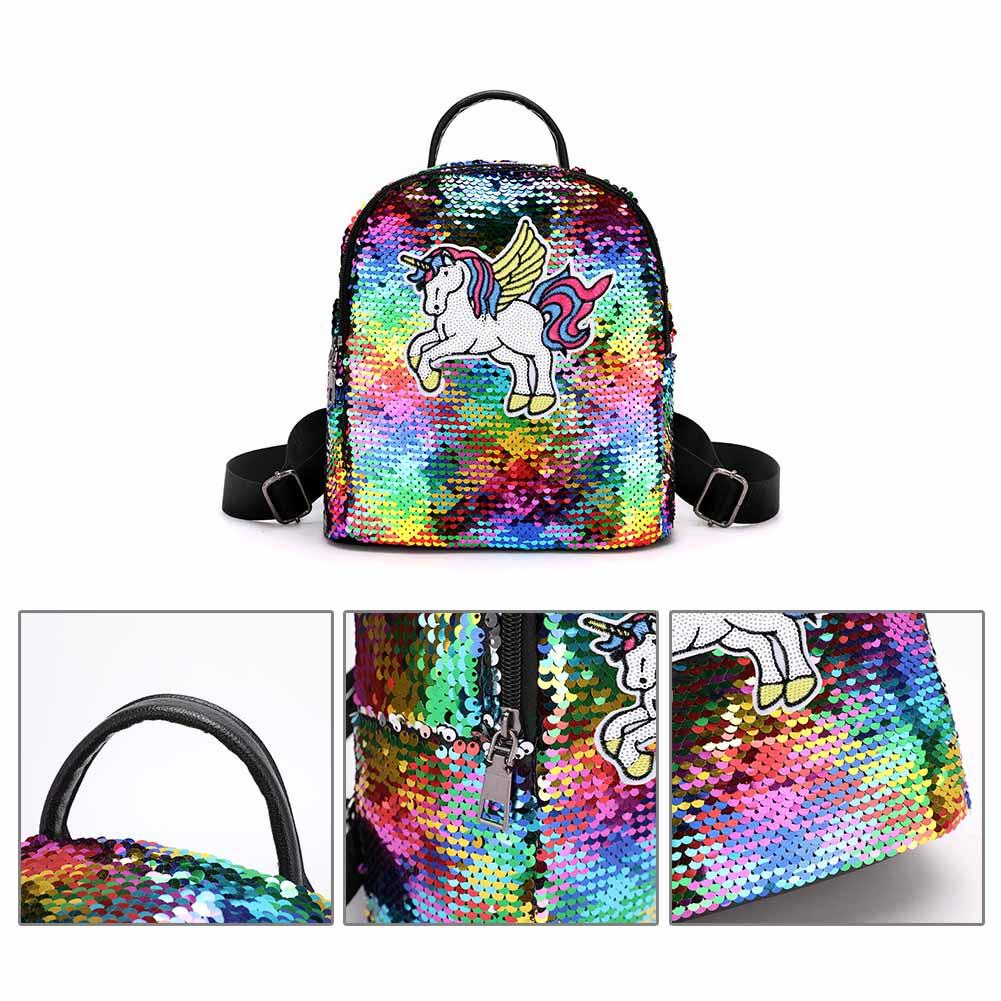 glitter sequin backpack