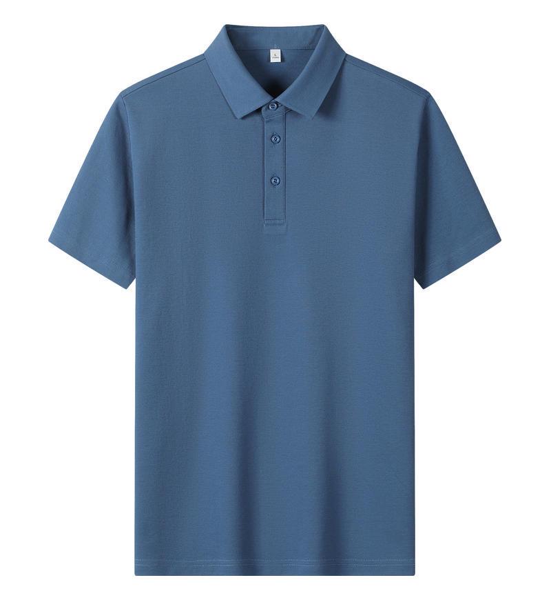 Solona Ice Silk Collared Polo T-Shirt for Office and Group Wear, Short Sleeve with Logo Print.