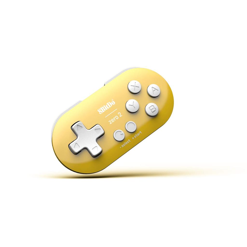 8bitdo Zero 2 Game Bluetooth for Raspberry and Yellow Edition Controller, Wireless, Windows, Android, macOS, Pi, Steam,