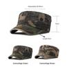 Flat Top Outdoor Sports Caps Camouflage Casual Cadet Cap Classic Baseball Cap