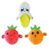 Interactive Musical Plush Toy, Banana Strawberry Sensory Stuffed Animal, Dual Mode Sound Toy for Kids, Battery Operated Christmas Birthday Gifts