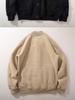 Fleece-Lined Baseball Jacket: Youthful Japanese Style, Thick Warm Outerwear for Autumn/Winter