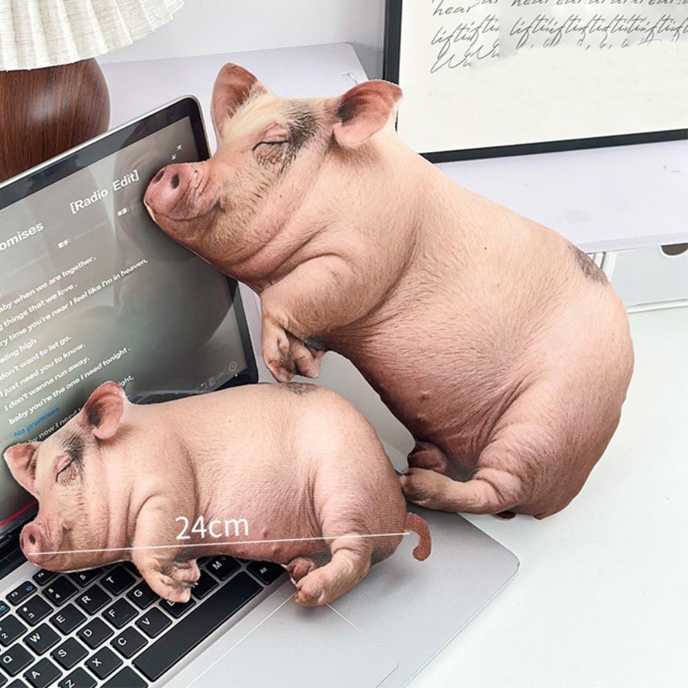 Plüschmaterial Tierkörperkissen PP-Baumwolle gefüllt Weiche Textur Tierkissen Puppenspielzeug Niedliches Design 40cm Größe