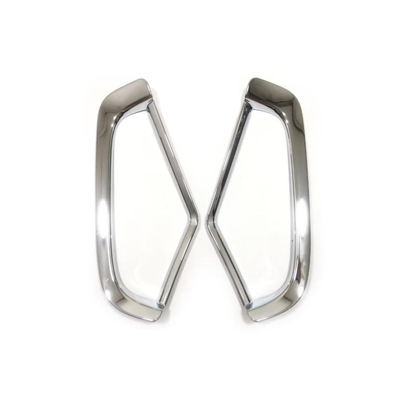 For Toyota RAV4 RAV 4 XA50  2024 ABS black Front Bumper Front Fog Lights frame fog Lamp Decoration Cover sticker accessories