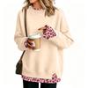 Damen Casual Pullover mit Aufdruck und Design, Langarm, Lockerer Schnitt
