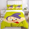 3pcs Dopey Cartoon Printed Quilt Set Soft and Comfortable Quilt Cover for Bedroom, Guest Room W047