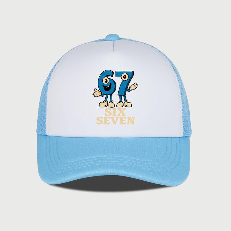 MLFO 67 Printed Mesh Cap Lightweight and Breathable Perfect for Outdoor Activities and Everyday Wear A Stylish Head Accessory