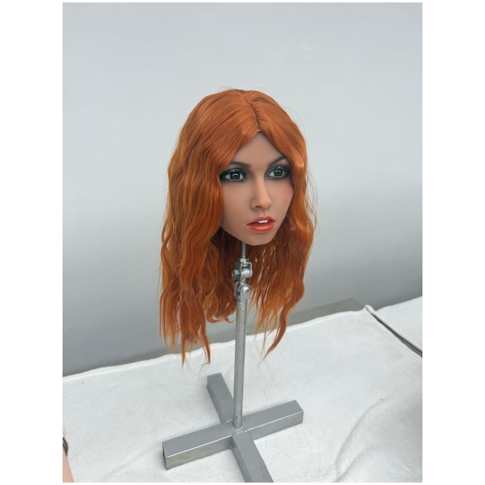 1:1 Life Size Realistic Silicone Head Super Soft Skin-Like Texture Hand Painted Detailed Face Photography-SONGYI