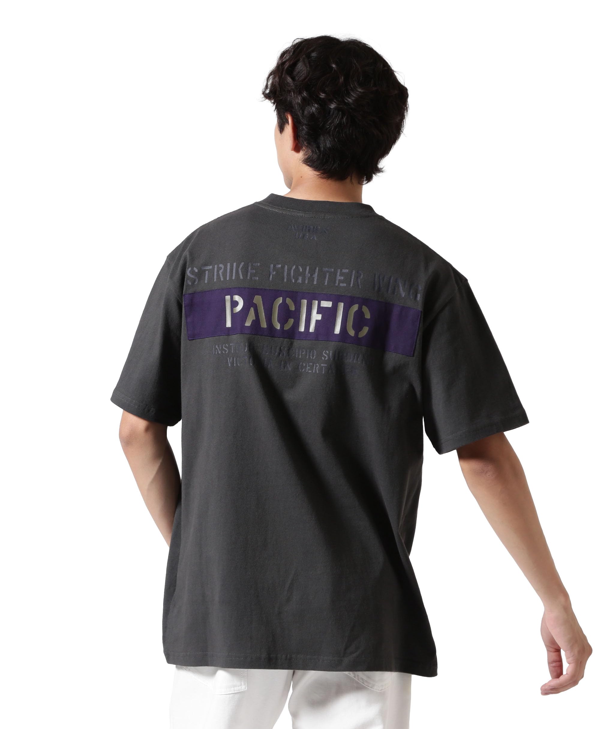 

AVIREX SHEETING T-SHIRT S.F.W (WEB&DEPOT Exclusive) Short Sleeve T-Shirt Men s M 410 Charcoal 783-5134083