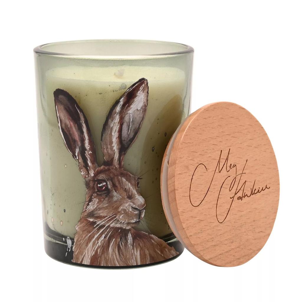 Meg Hawkins 250g Candle Hare - White Lavendar & Camomile
