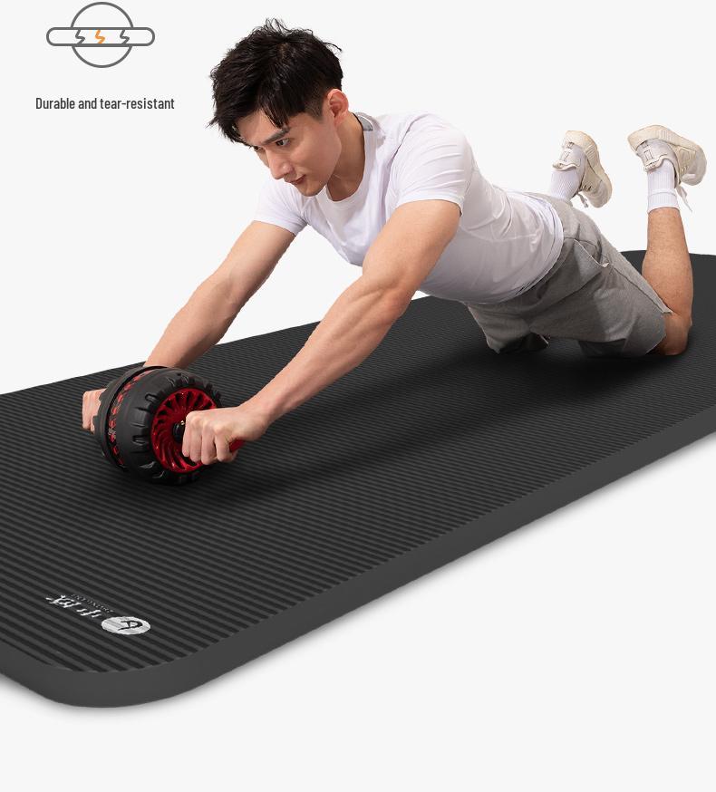 Men's Extra Thick Non-Slip Yoga Mat for Beginners - Wide & Long for Home Fitness