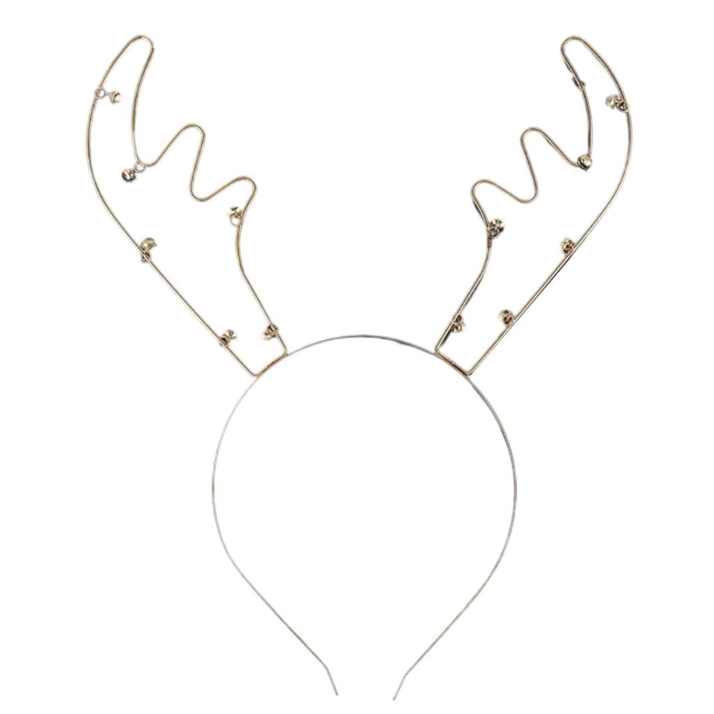 Stylish Christmas Headwear For Teens Girls Metal Hair Ornament Comfortable Wear Party Celebration