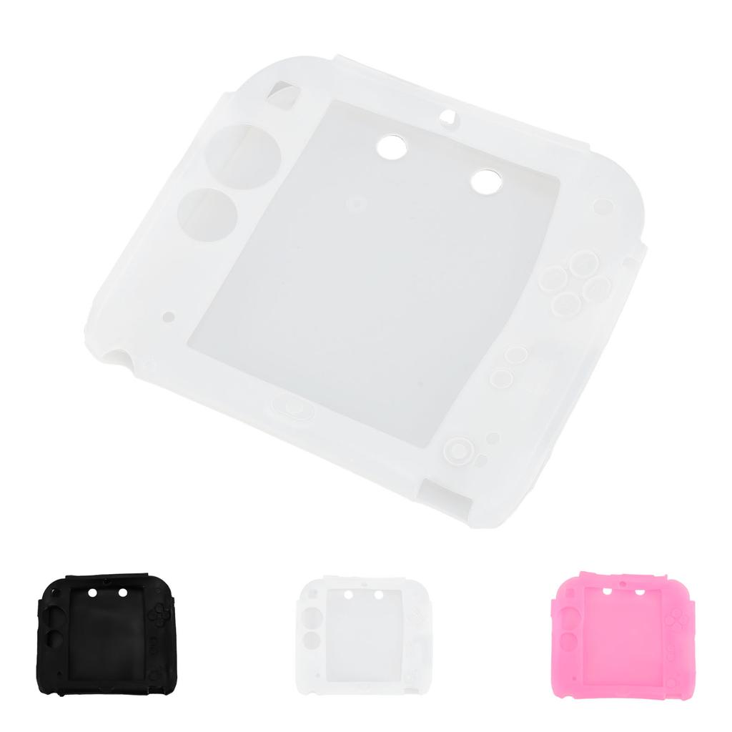 Protective Cover for 2DS Scratch Resistant Soft Silicone Skin Case with Top and Bottom Screen Protec
