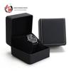 Men's Rounded Matte PU Leather Watch and Jewelry Storage Box