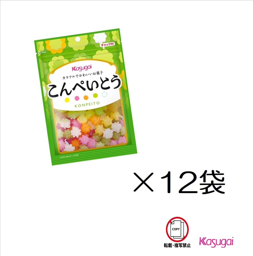 Kasugai Seika R Konpeito 76g X 12 Bags