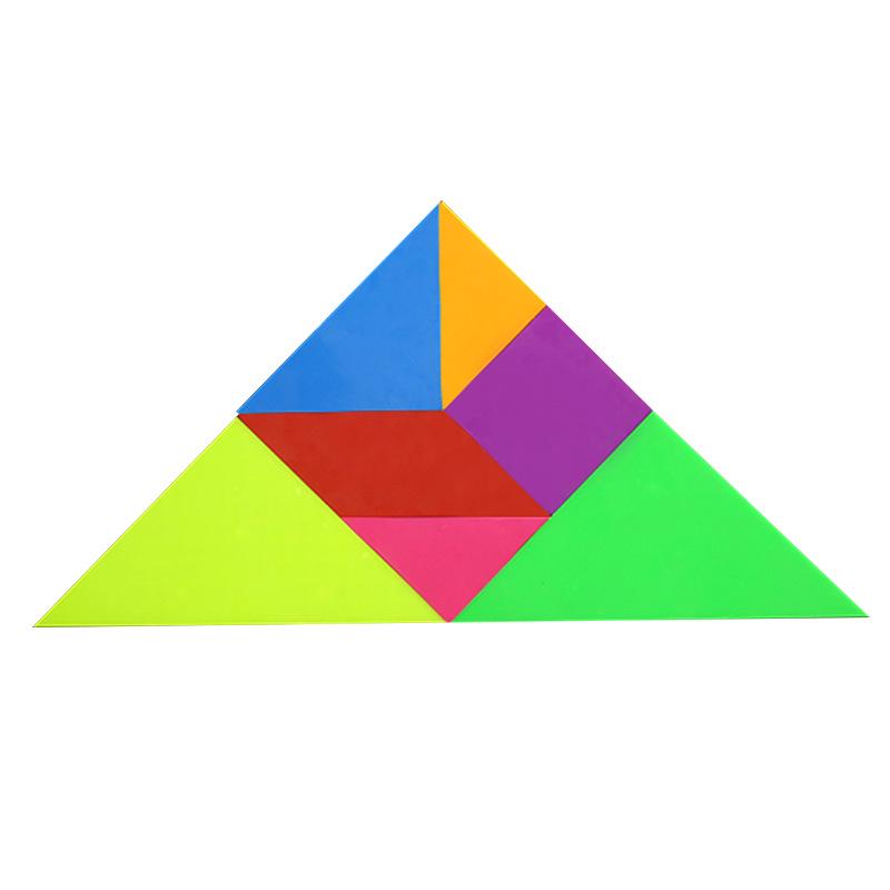 Magnetic Tangram 28cm Extra-Large Geometric Puzzle - Shape Recognition & Math Teaching Tool