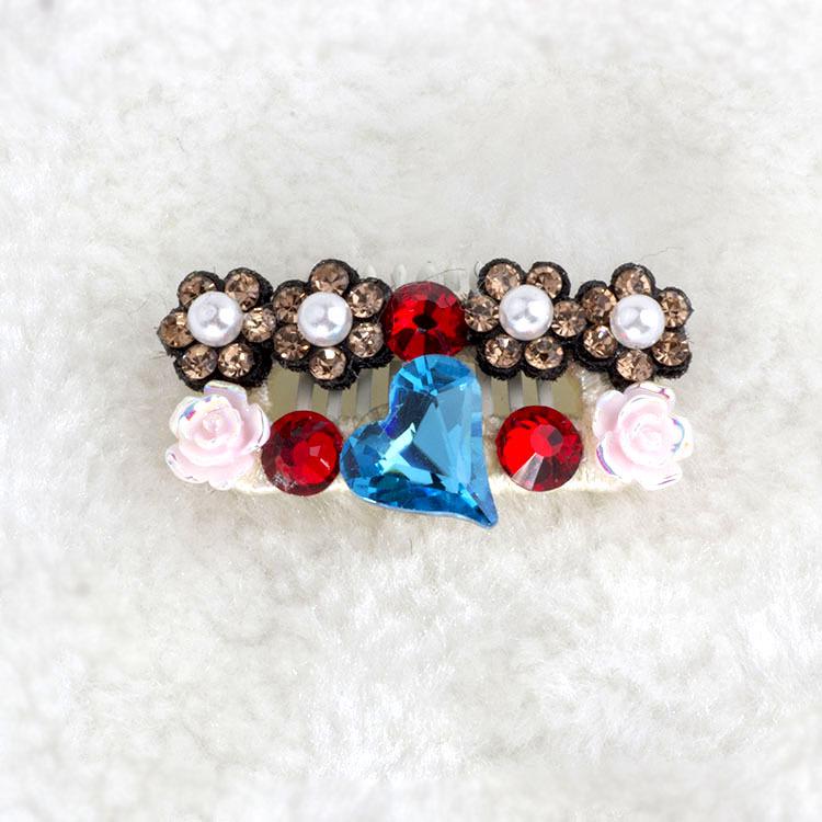 Rhinestone Hair Clip for Small Pets: Maltese, Yorkshire Terrier, Shih Tzu