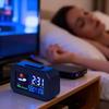Large Screen Climate Monitoring Alarm Clock Temperature Humidity Monitor  Bedroom Use