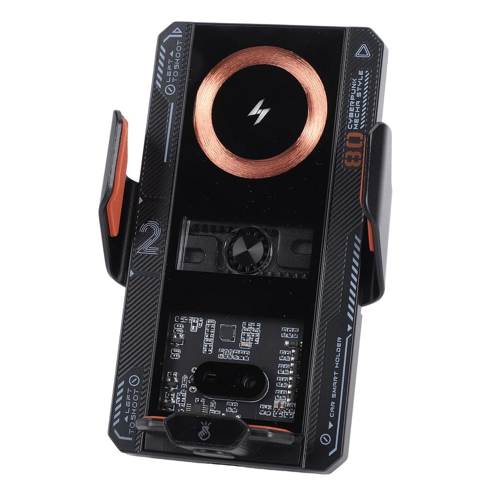 Caricabatterie Wireless per Auto Supporto per Auto con Serraggio Automatico Ricarica Wireless Magnetica 15W Ricarica Cablata 66W Supporto per Telefono per Bocchetta d'Aria