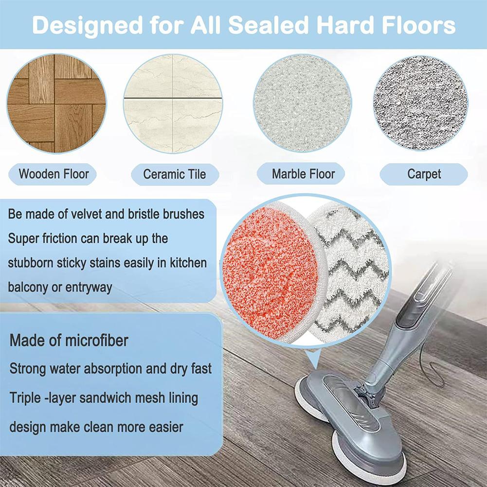 Replacement Steam Mop Cloth Pads For Shark S7000/S7201/S8001 Steam Mop Floor Cleaning Mop Pad