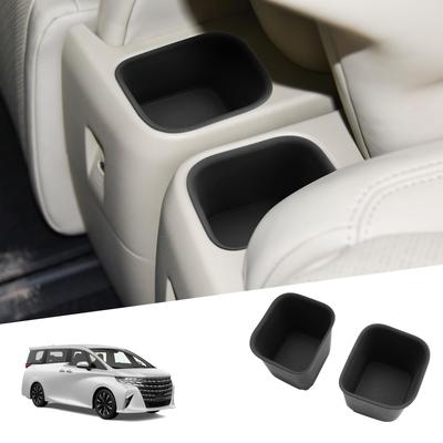SHAOHAO Toyota Alphard 40 Series 4th Generation Middle Row Storage Box, Silicone Material Mat,