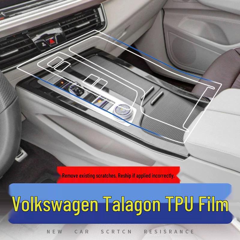 Volkswagen Talagon 23-24 Center Console Protective Film Sticker