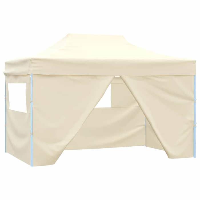 VidaXL Folding Reception Tent with 4 Walls Outdoor Gazebo Garden Marquee Belvedere Camping Trip 48894