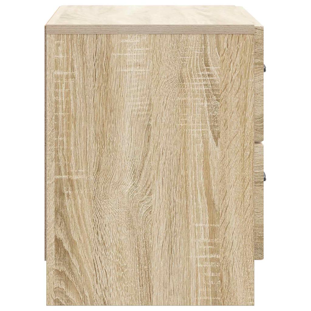Nightstand Sonoma Oak 62 X 34.5 X 44.5 Cm Particleboard