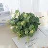 20/100PCS Green Fake Plants Silk Eucalyptus Leaf Christmas Decorations Vases Home Garden Wedding Scrapbooking Artificial Flowers