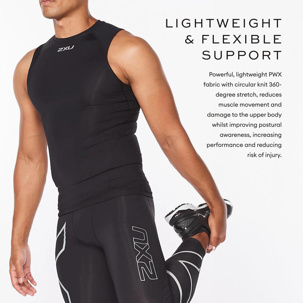 PWX Kompressions-Oberteil ärmellos MA6400A Größe M [2XU] Herren BLK/SIL