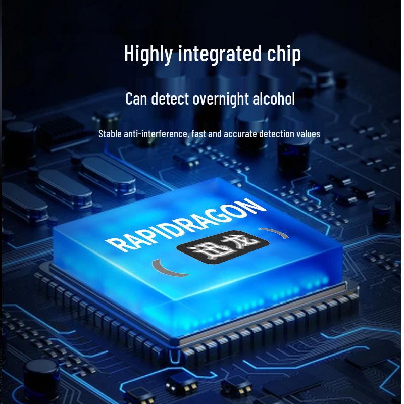 High-Precision Breathable Alcohol Breathalyzer for Drunk Driving Detection