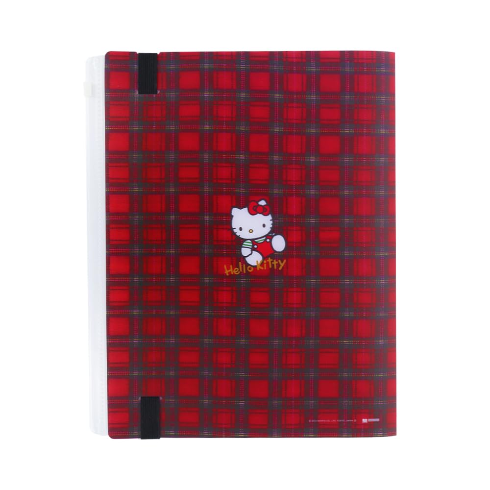 Stationery Sanrio Character Clear File with Hello Kitty S2172542 Sun-Star Band, Check,