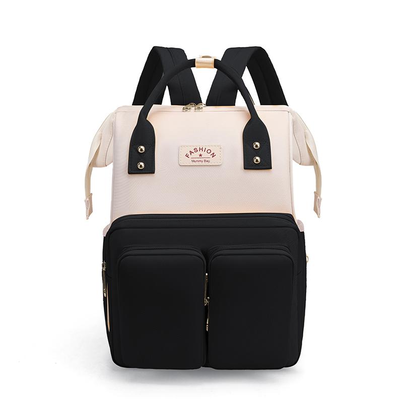 A Stylish And Simple Diaper Backpack, A Multifunctional Travel Maternity Baby Backpack, A Large Capacity Waterproof Changing Bag