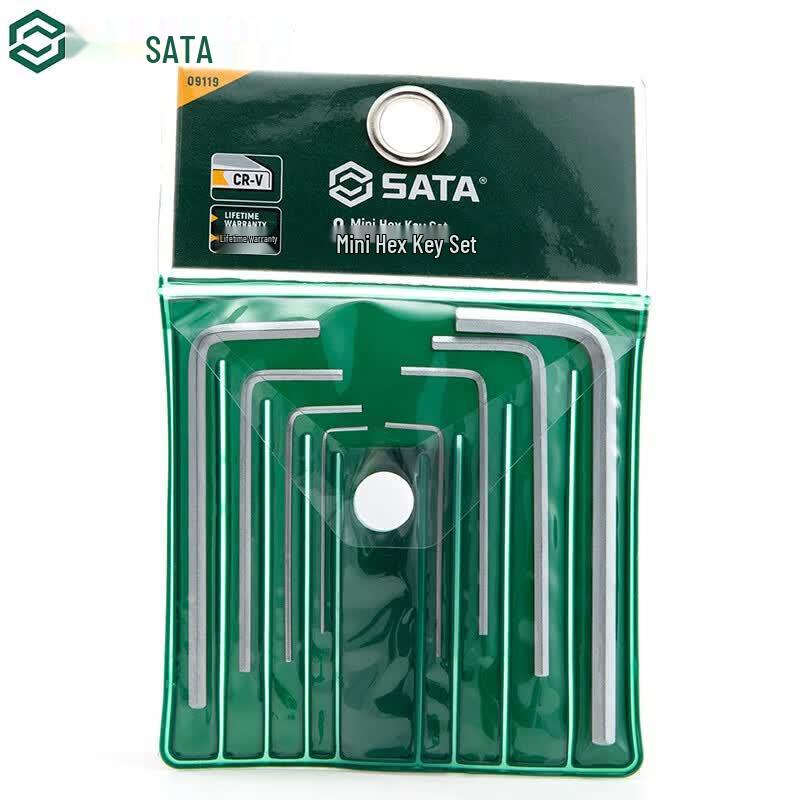SATA 8-Piece Mini Hex Key Set 8-Piece Set